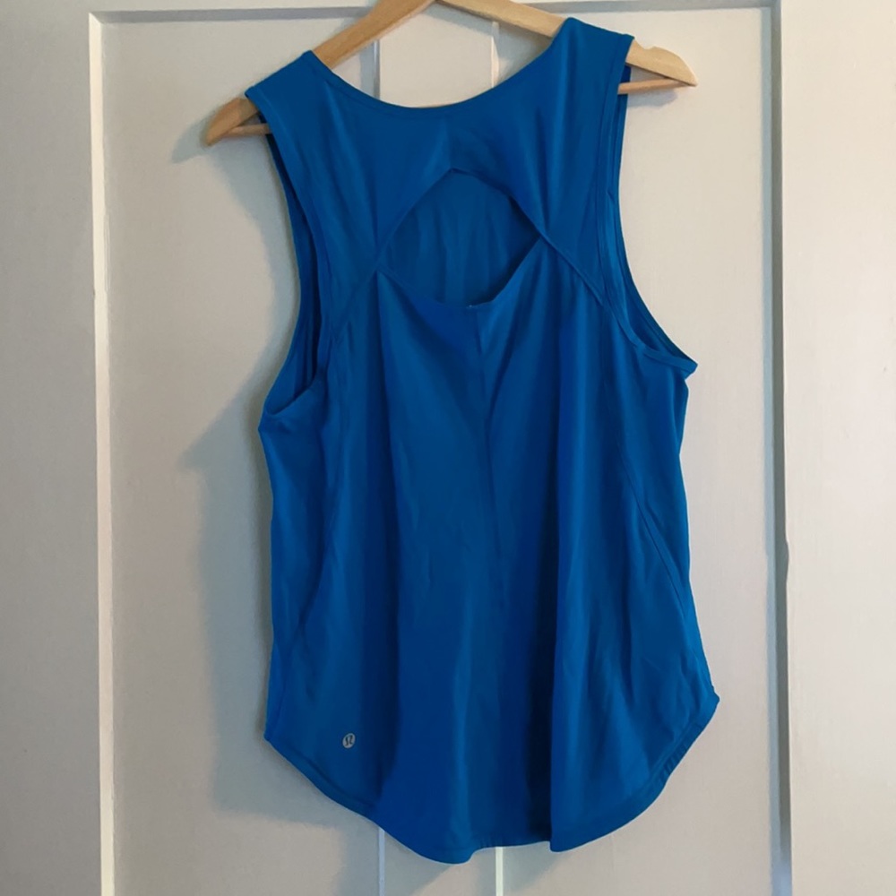 lululemon athletica Blue Racerback Tank Top - Picture 3 of 7